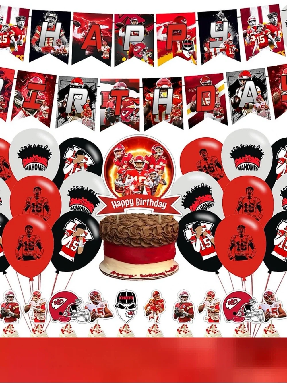 Patrick Mahomes Birthday Decorations